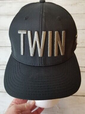 Pukka Black Embroidered TWIN Grit N Glory Box Clown Patch Trucker Baseball Hat